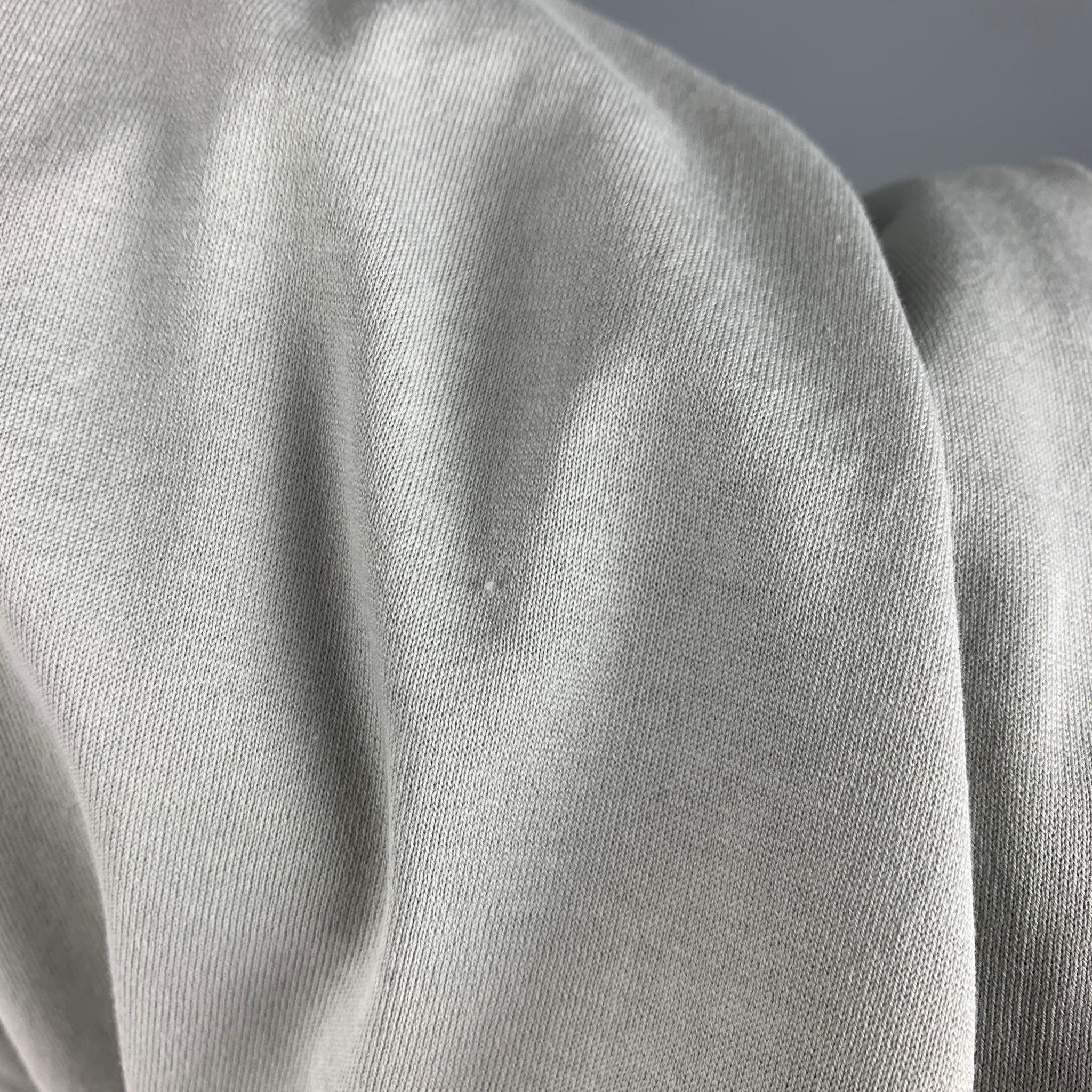 Men's RICK OWENS x CHAMPION Size XXL Grey Embroidery Cotton Snaps Tank Top Bodysuit For Sale