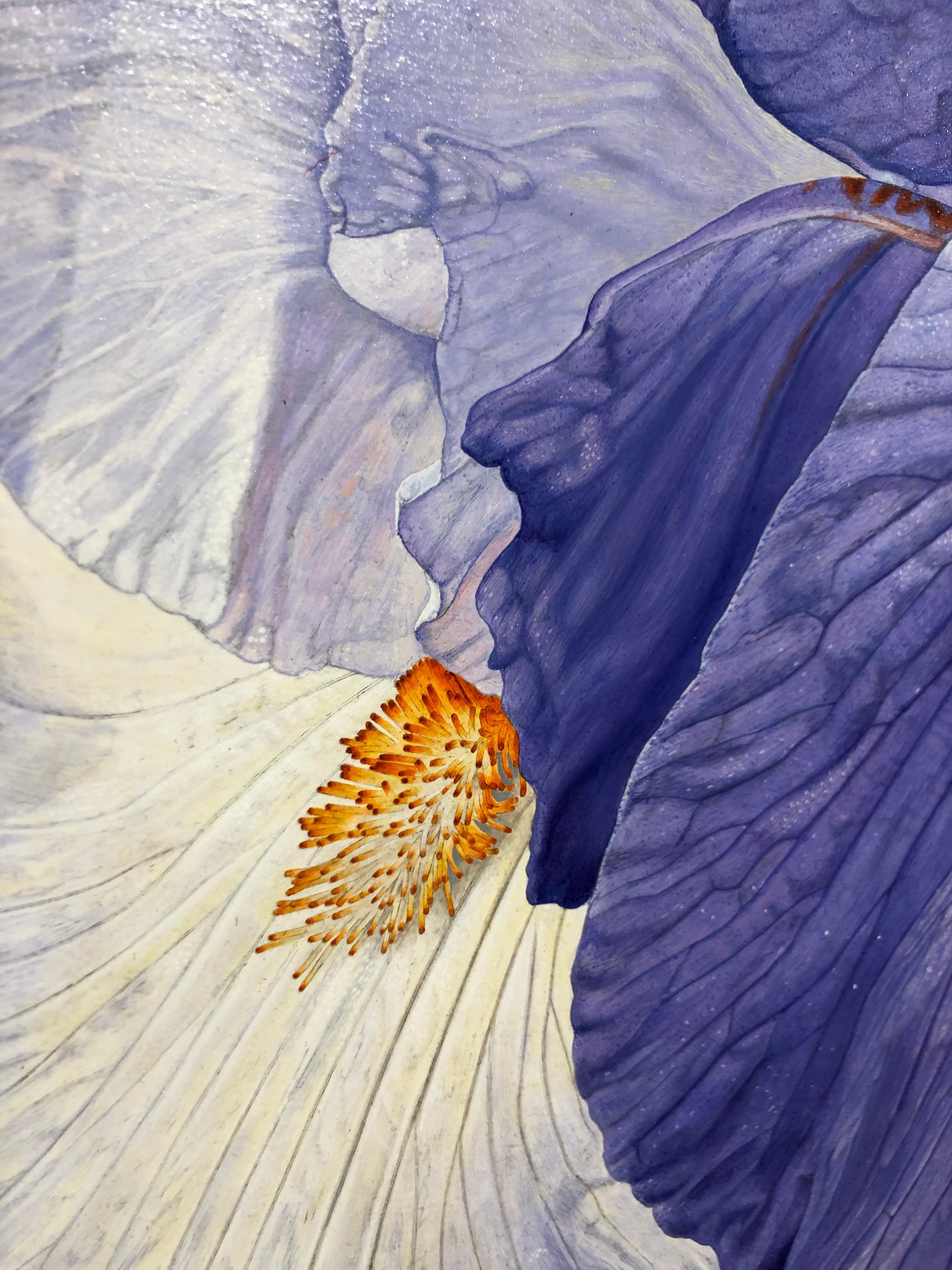 Dieses sehr detaillierte:: lebendige Gemälde einer Hummel auf einer Irisblüte fängt jedes Detail in surrealer Nähe ein.  

Rick Pas
Iris mit Hummel
Acryl auf Platte
18h x 24w Zoll
45::72 H x 60::96 B cm

STATEMENT DES KÜNSTLERS
Schaffen ist eine
