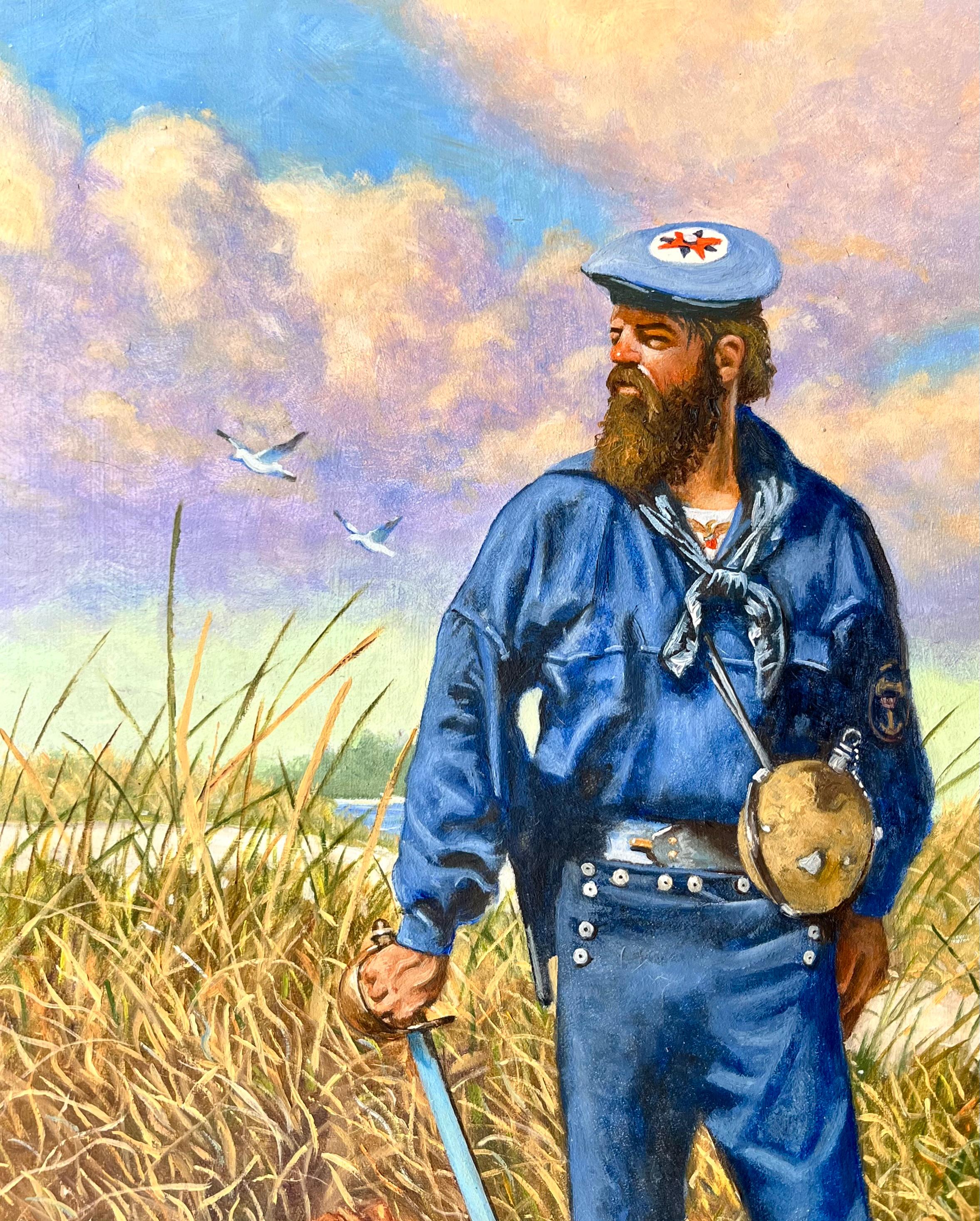 Portrait d'un marin de l'Union de la guerre civile intitulé 