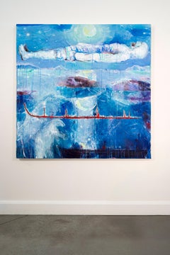 Franklin Expedition-7 – figurativ, abstrakt, einheimisch, Acryl auf Leinwand