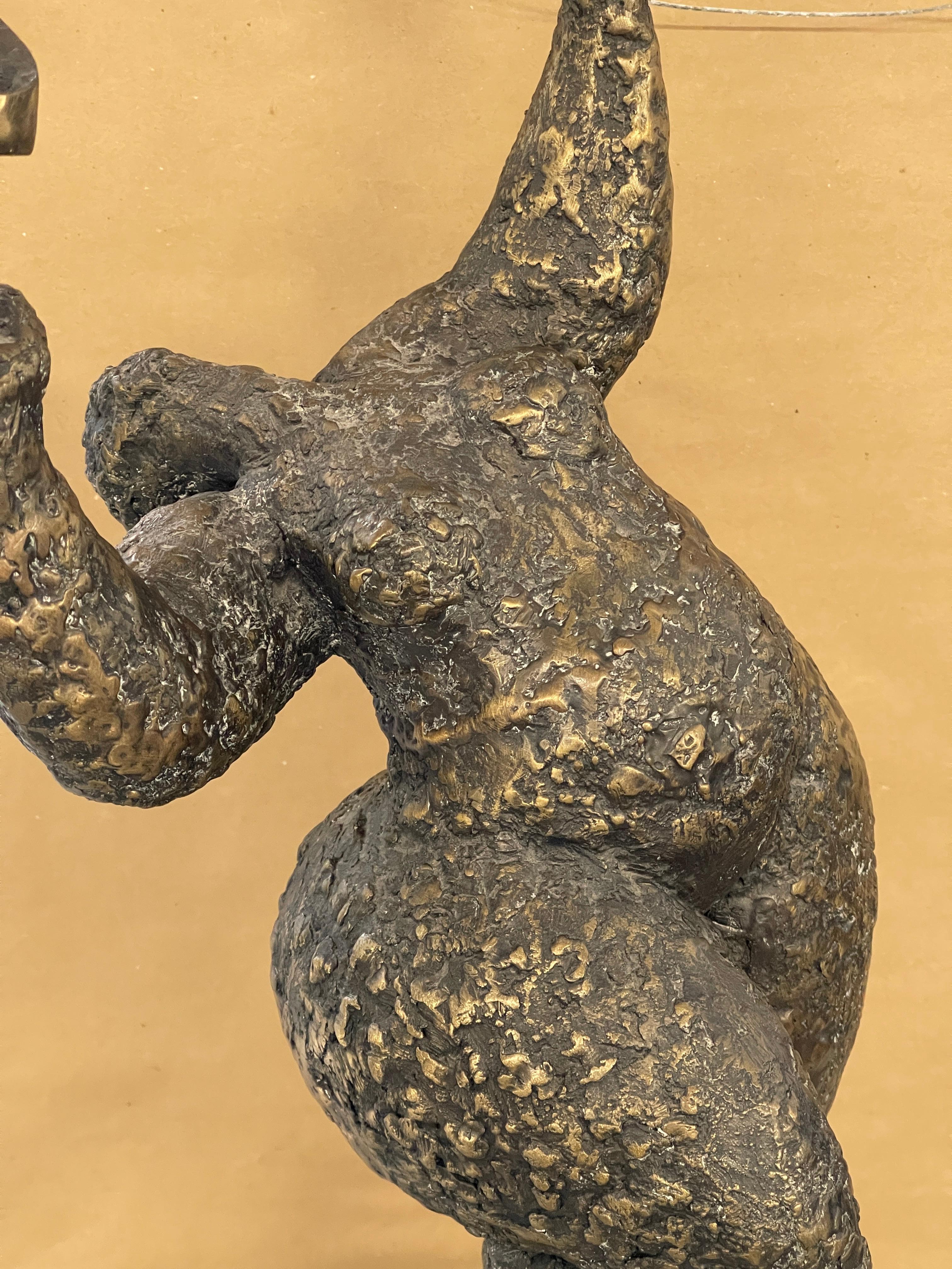 Ramona Rowley Large Bronze Sculpture Nude Dancing For Sale 1