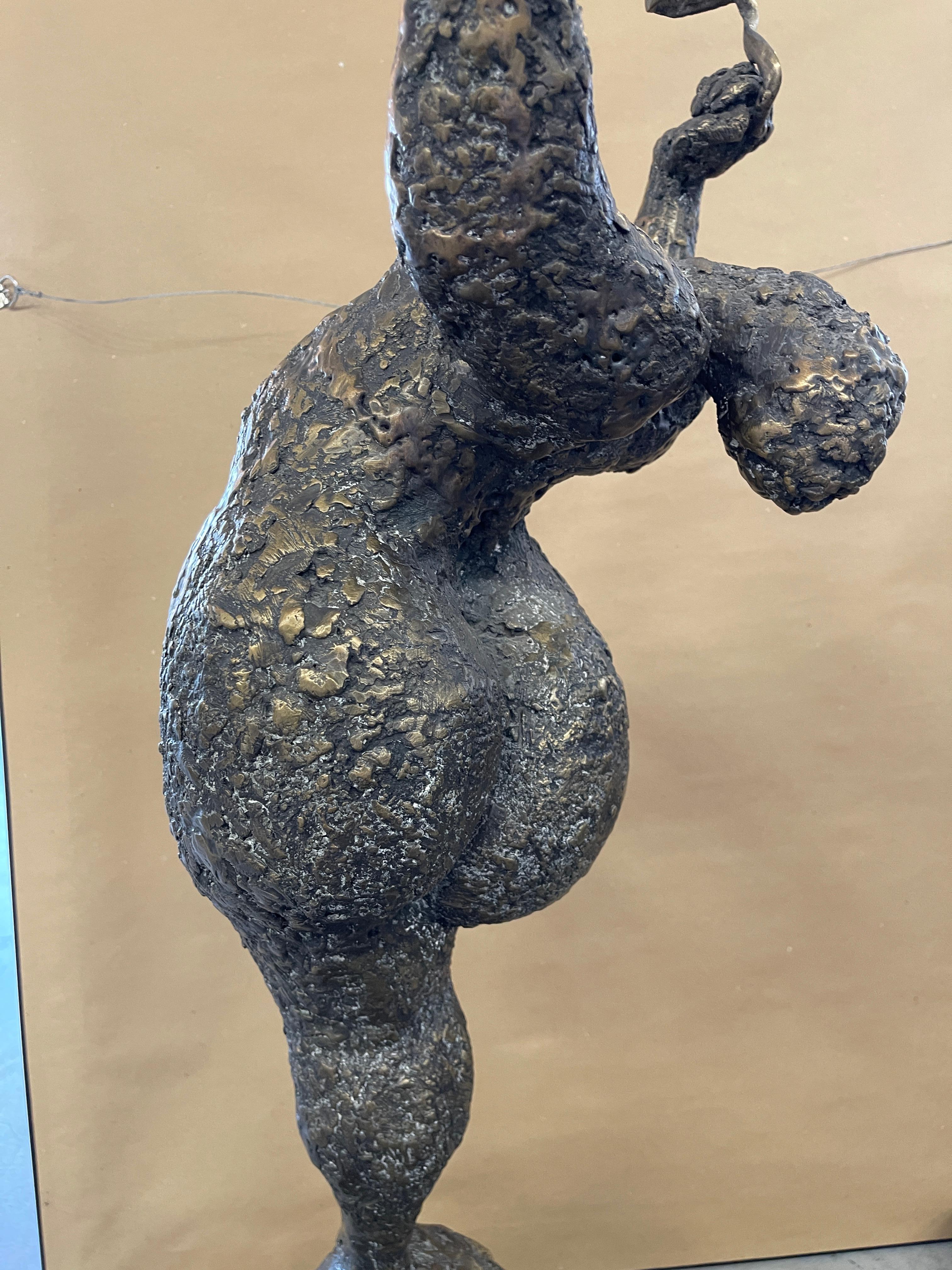 Ramona Rowley Large Bronze Sculpture Nude Dancing For Sale 6