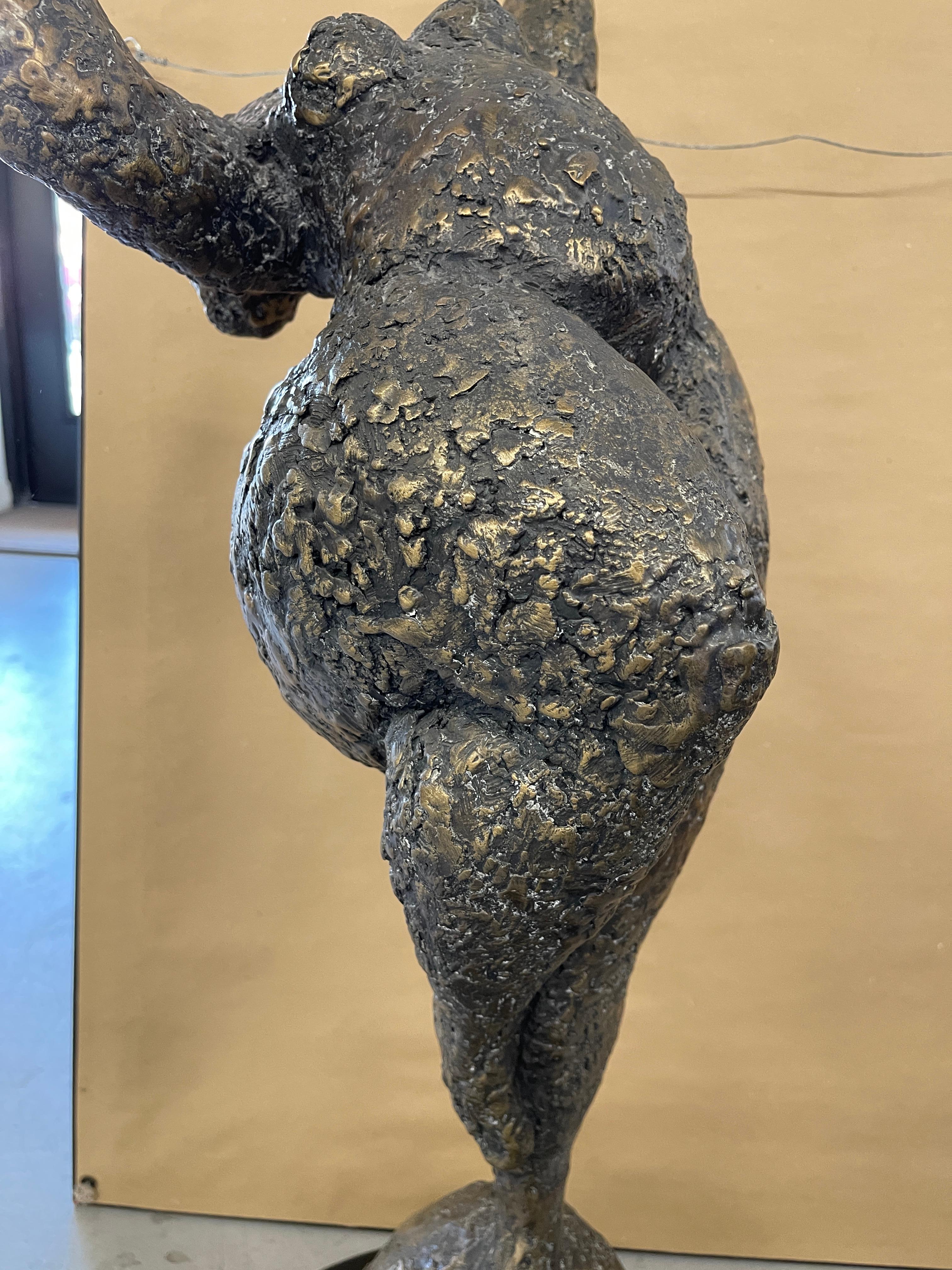 Ramona Rowley Large Bronze Sculpture Nude Dancing For Sale 9