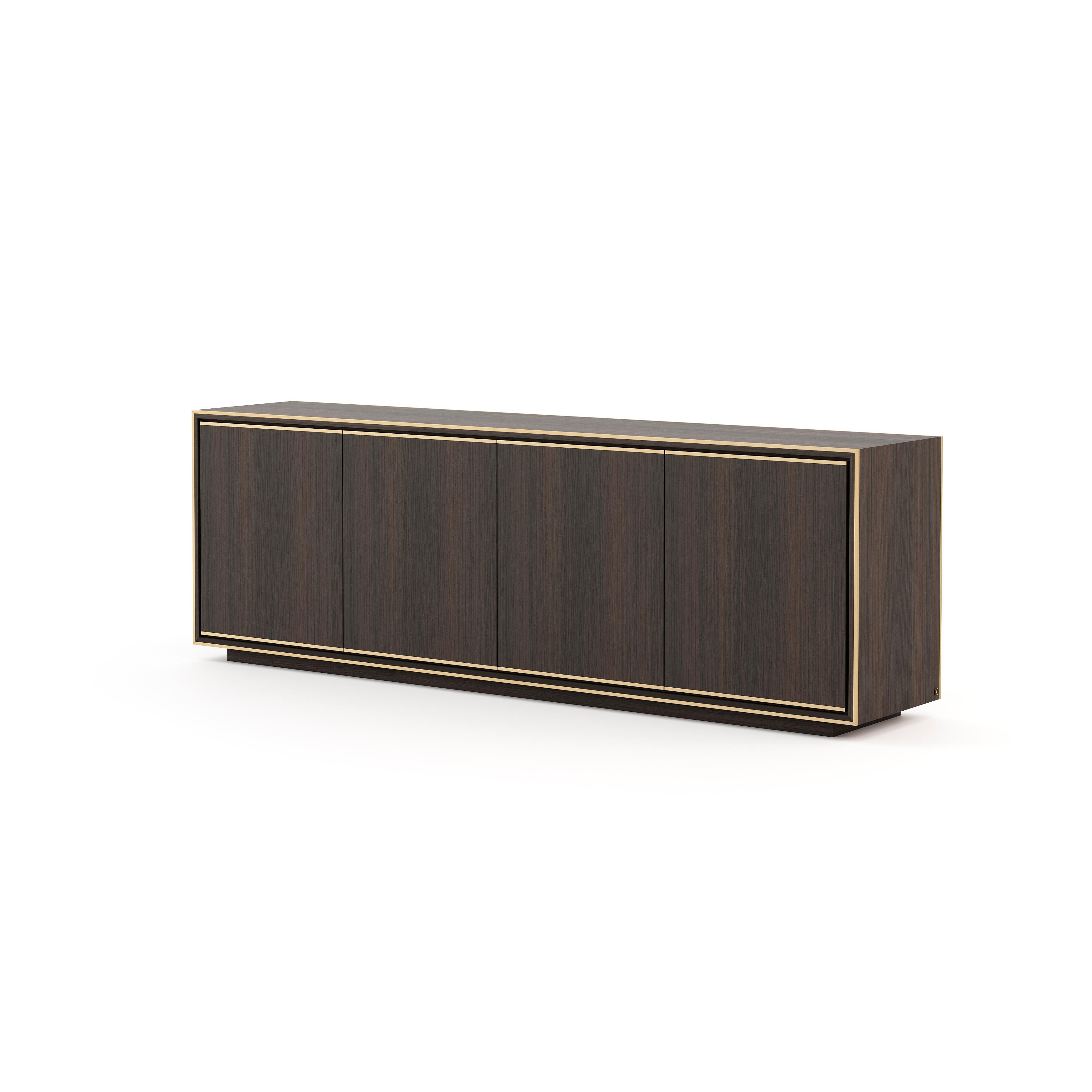 The Rick sideboard is that statement piece that will define the entire dining room concept. This storage solution made of wood, with four doors, creates a gathering space in a room or a corner of the living room to mingle with family and friends.

*
