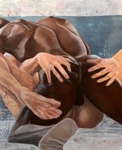 Handing Your Heart to the Heat - Nude Figures, Intimate Portrayal of a Couple