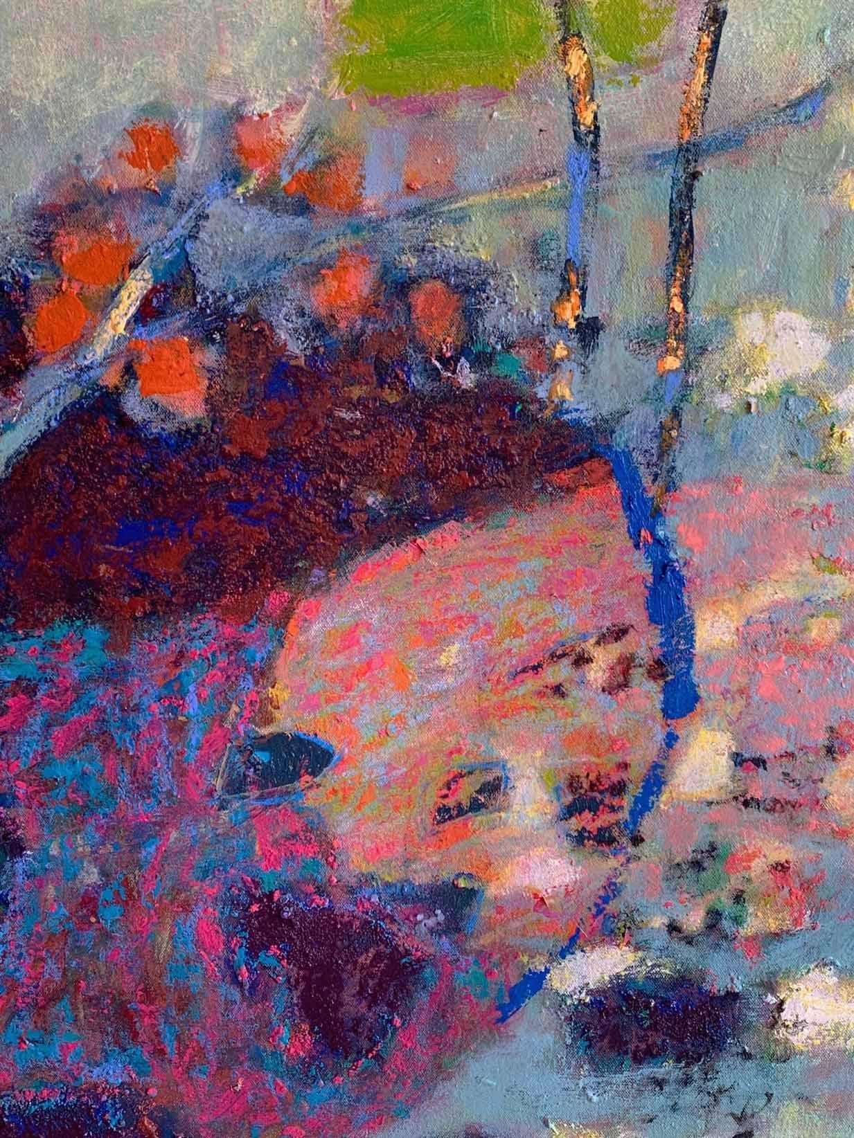 Breakthrough - Post-Impressionist Painting by Rick Stevens
