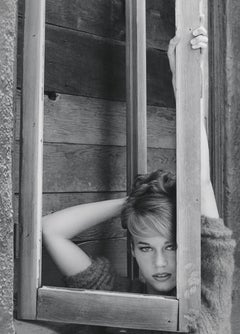 Vintage Jane Fonda: Young Model and Future Superstar Globe Photos Fine Art Print