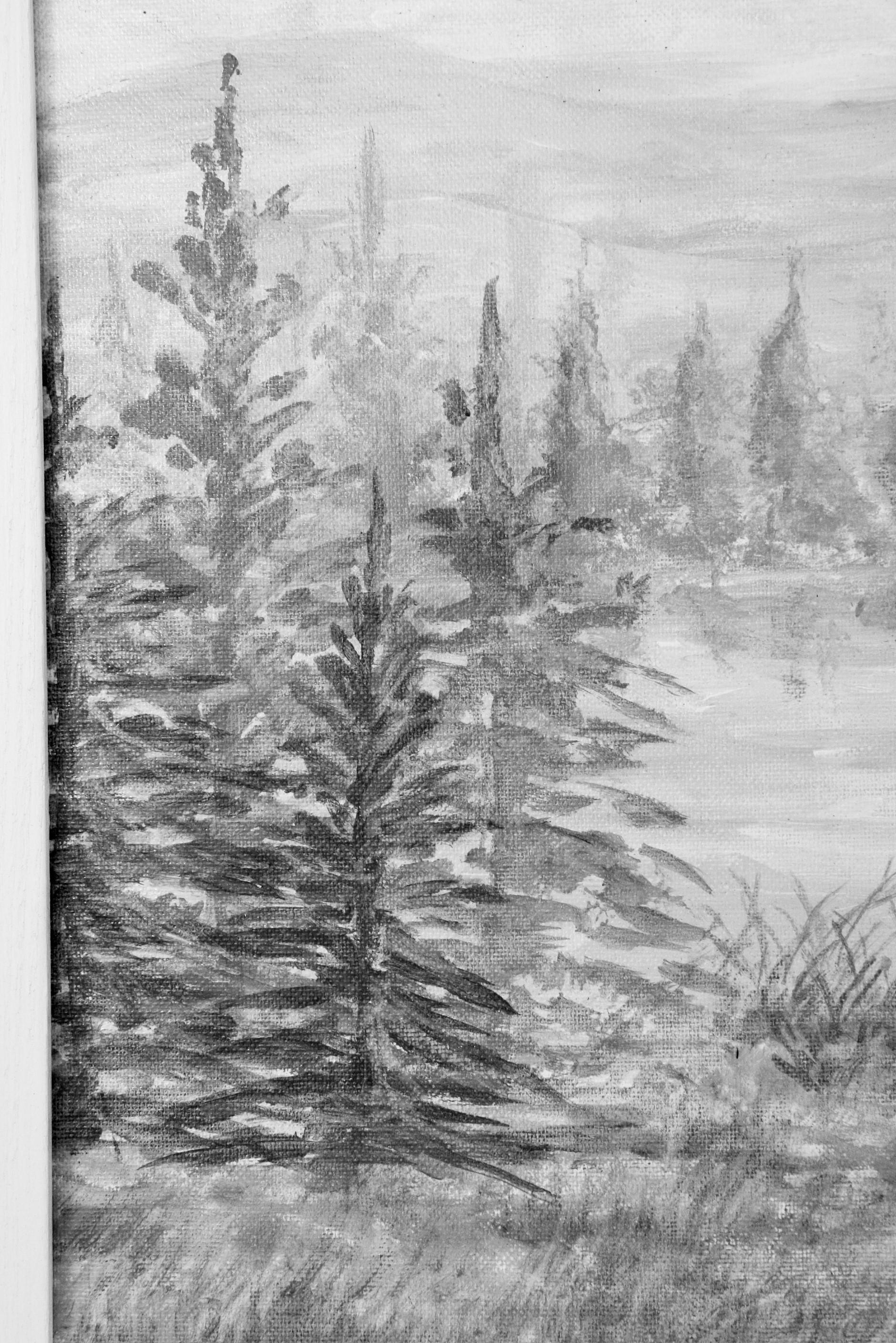 Vintage American Impressionist Landscape  