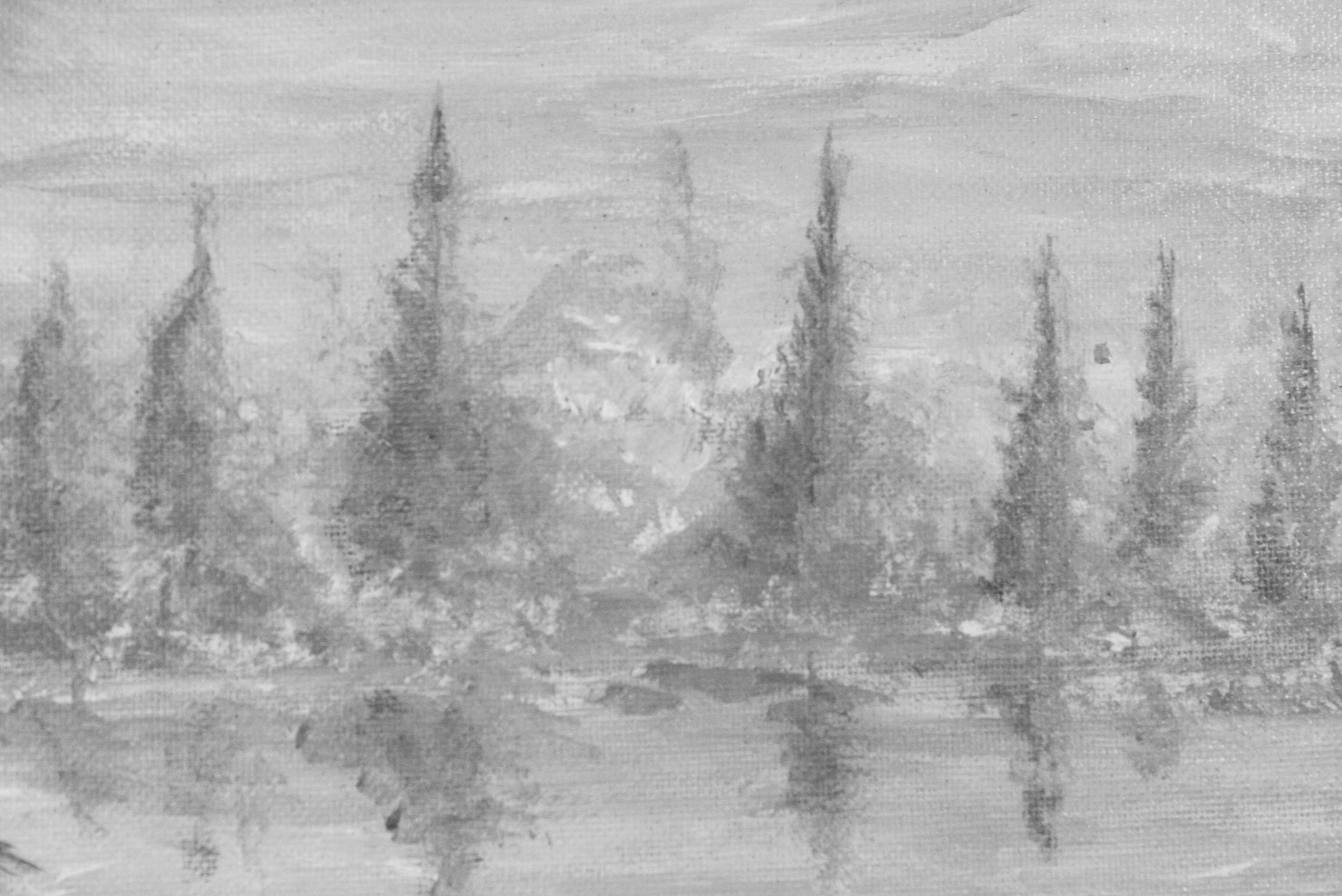 Vintage American Impressionist Landscape  
