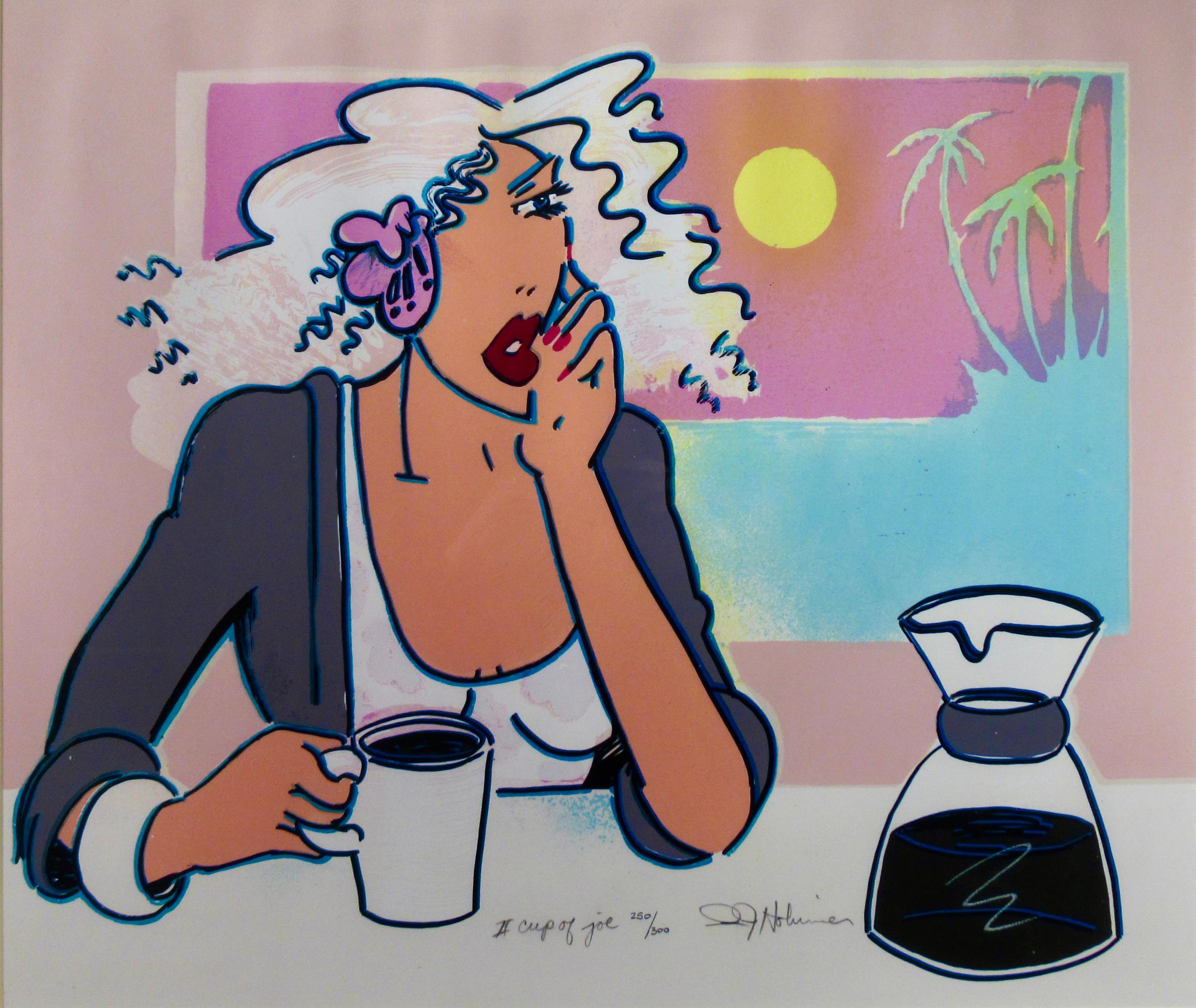 II Tasse Kaffee – Print von Rickey Jewell Hohimer