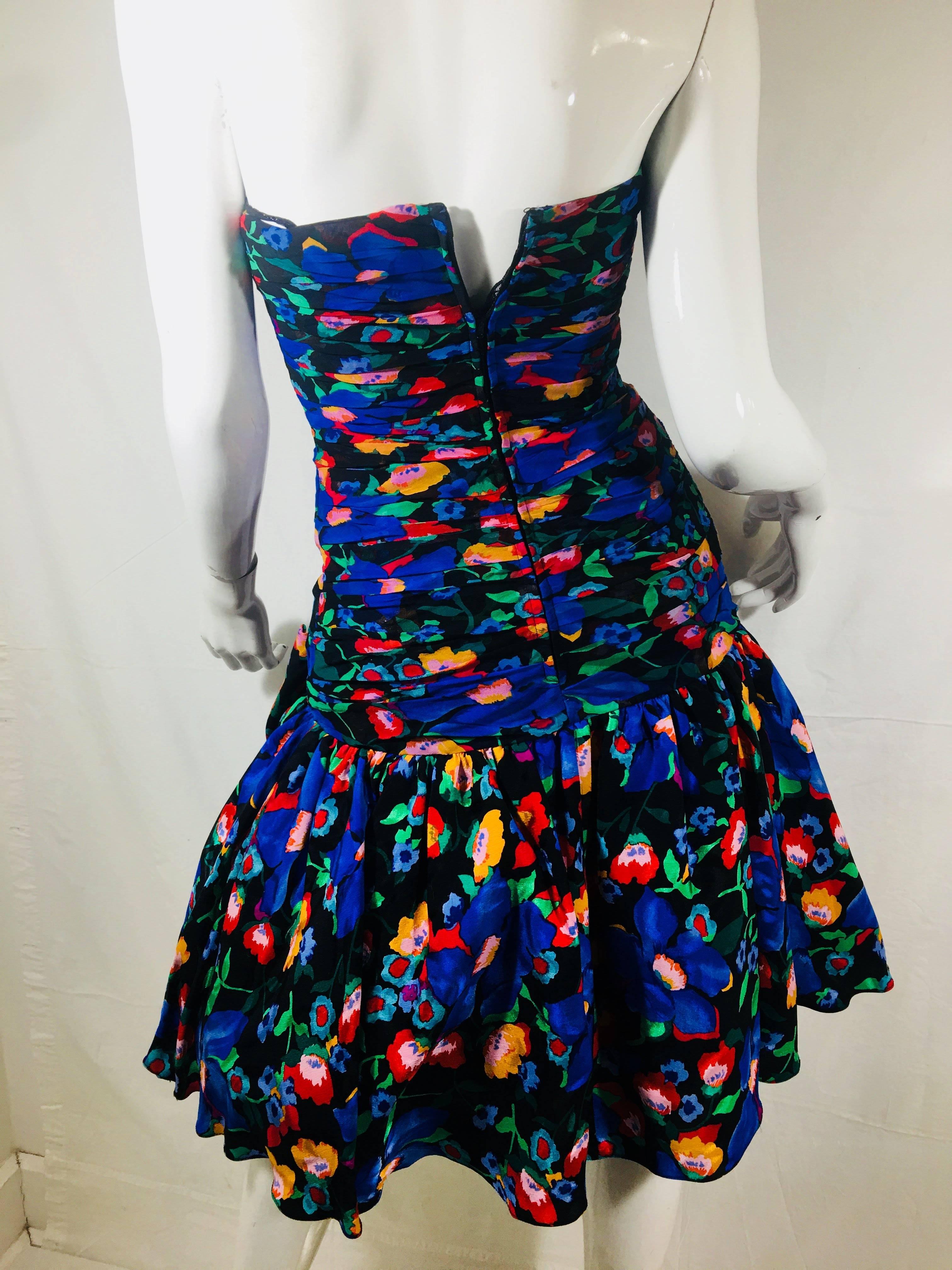 Rickie Freeman Floral Dress 2