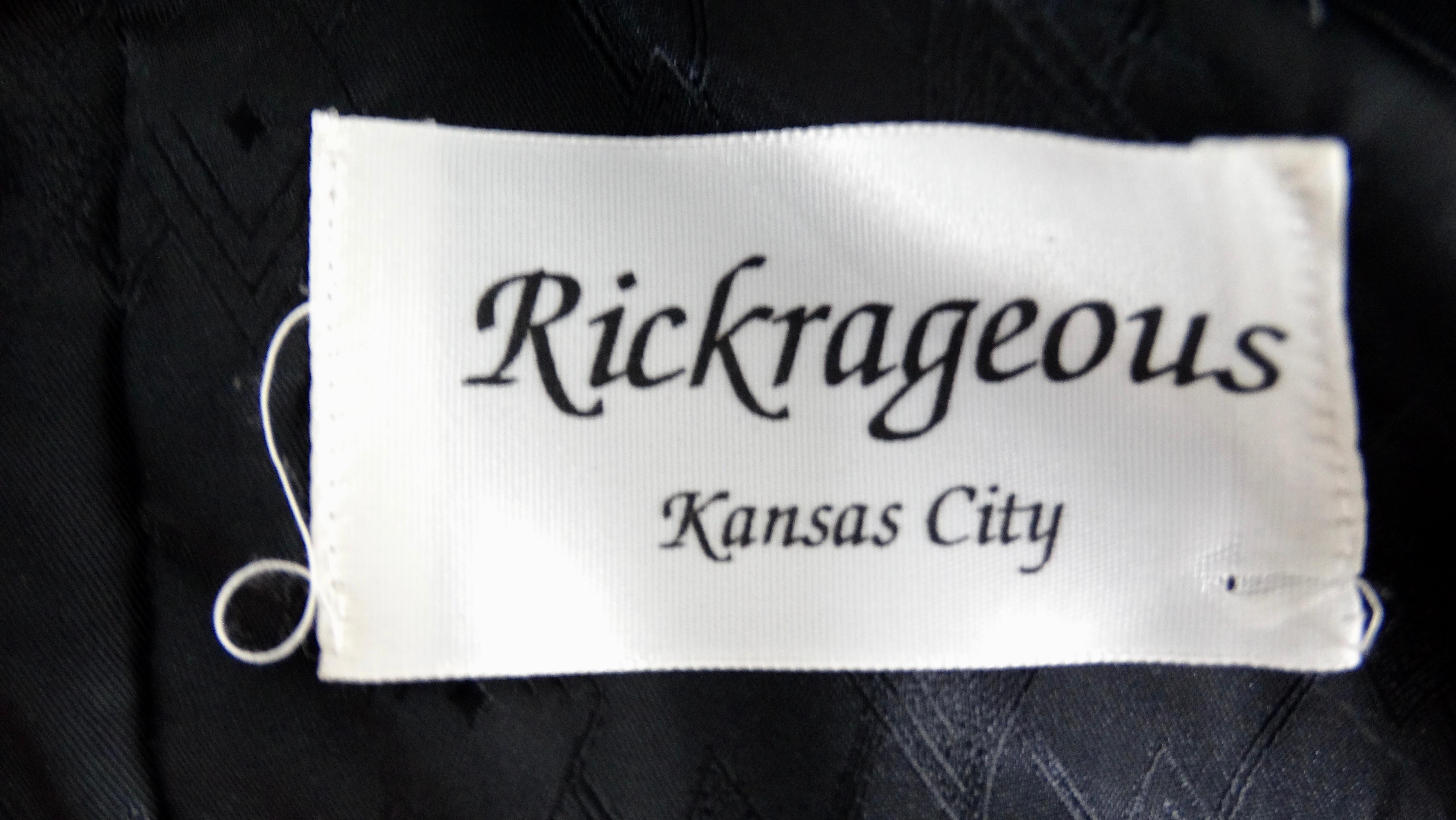 Rickrageous Native American verschönerte Jacke im Zustand „Hervorragend“ in Scottsdale, AZ