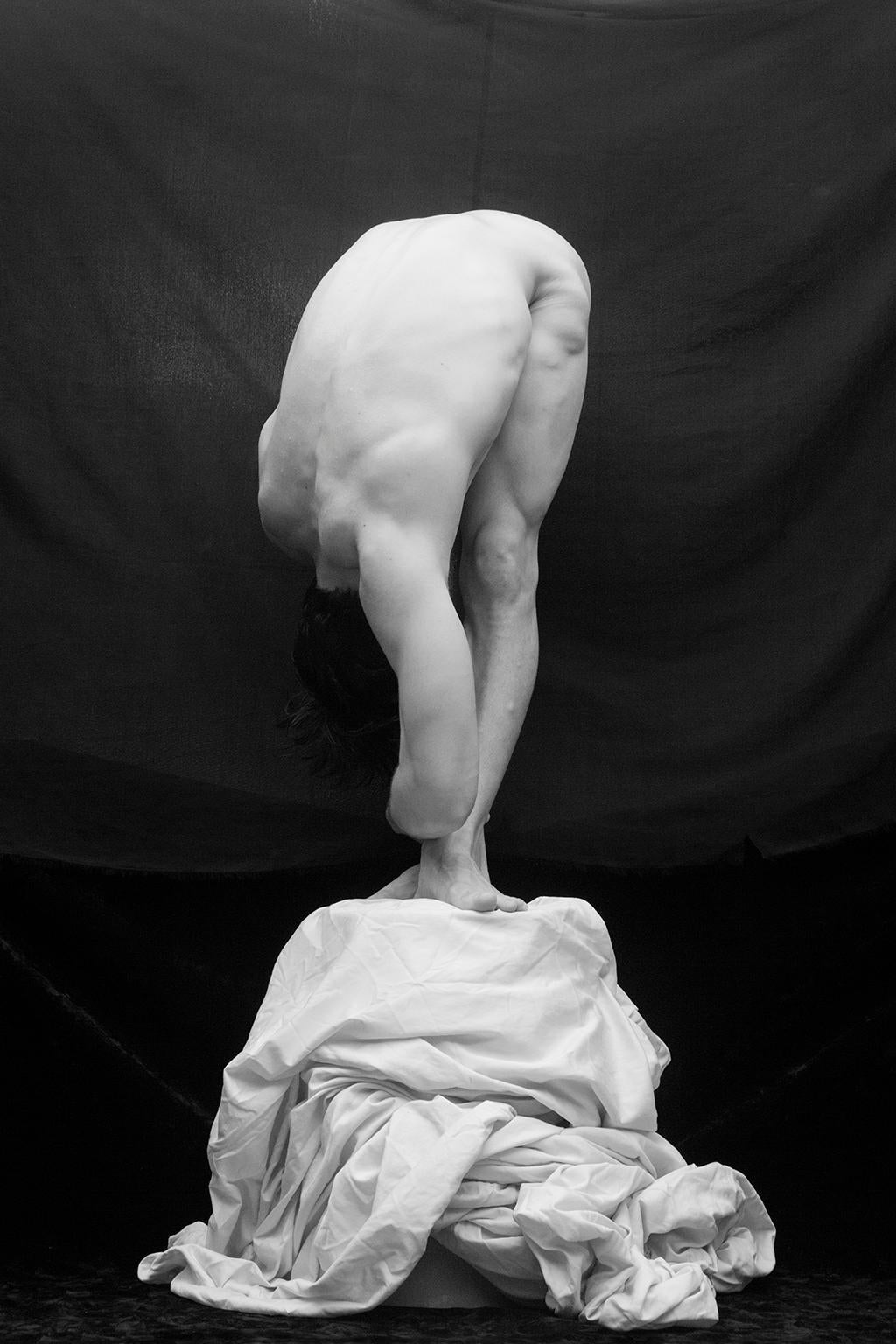 Ricky Cohete Nude Photograph - Acto Uno, From the series Acto Uno. Male Nude Limited Edition B&W Photograph