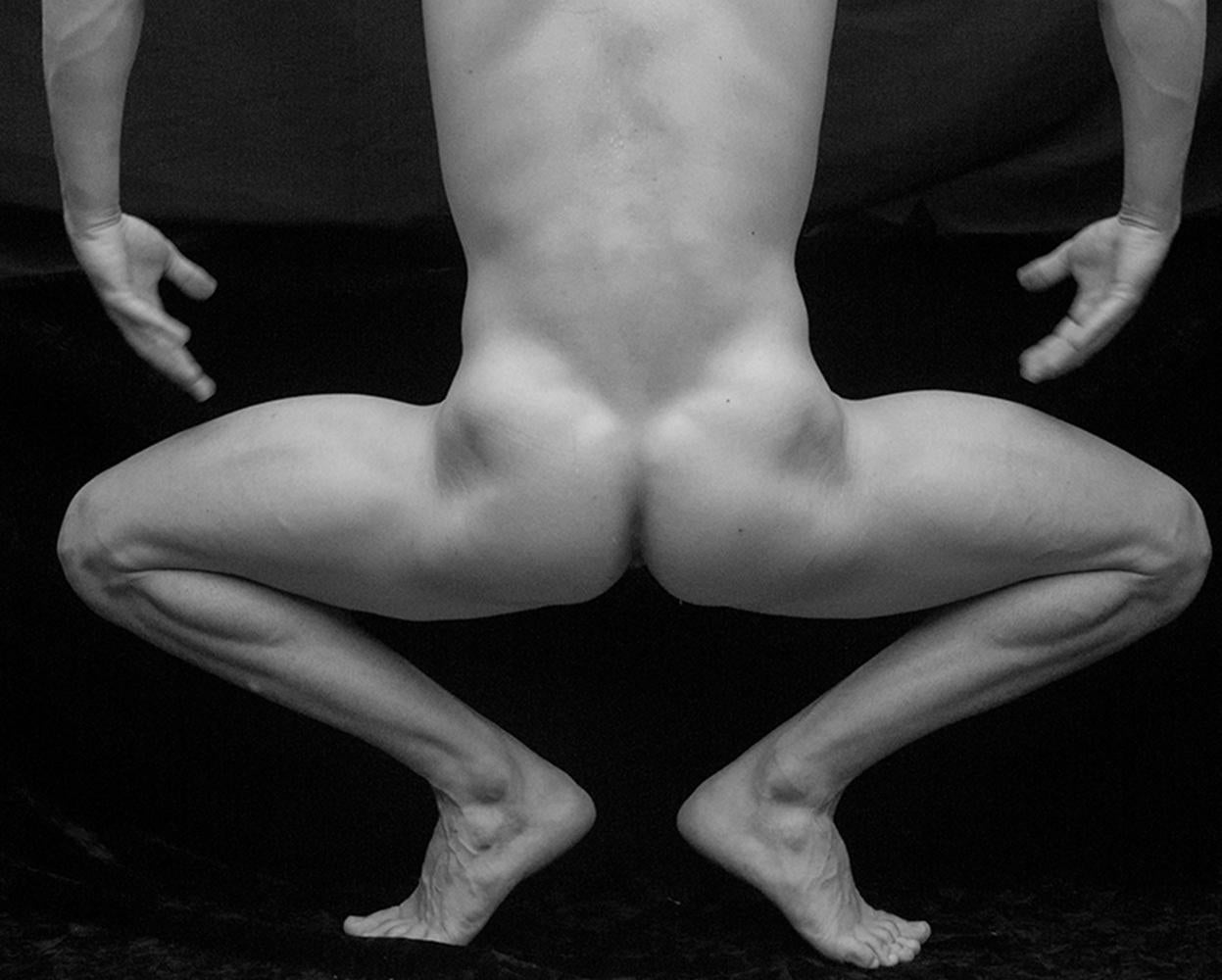 Alas Tres, Acto Uno, Series. Male Nude  Black and White Photograph For Sale 1