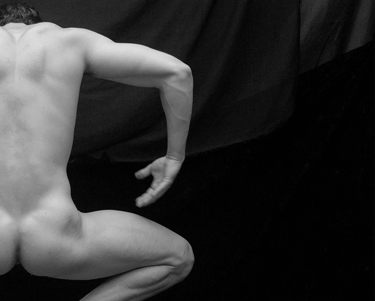 Alas Tres, Acto Uno, Series. Male Nude  Black and White Photograph For Sale 2