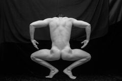 Alas Tres, Acto Uno, Series. Male Nude  Black and White Photograph
