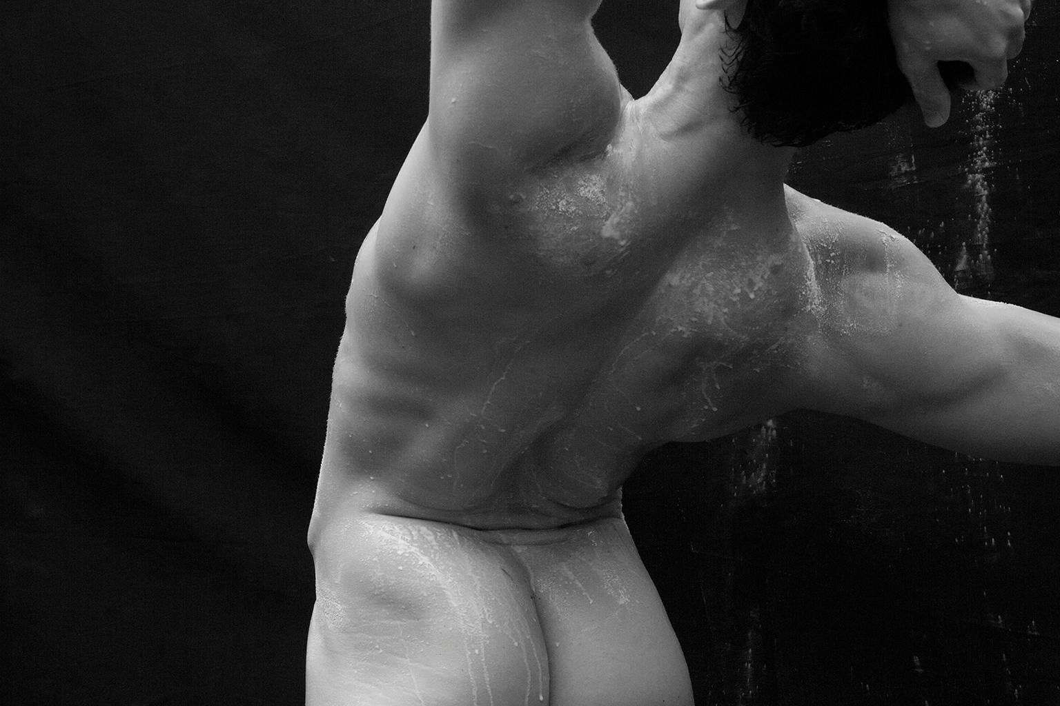 Ricky Cohete Nude Photograph - Arena Cuatro, From the series Acto Uno. Male Nude Limited Edition B&W Photograph