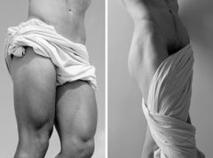 Bodice of a Man and Man in Tunic. From The Blanco - Black and White Series