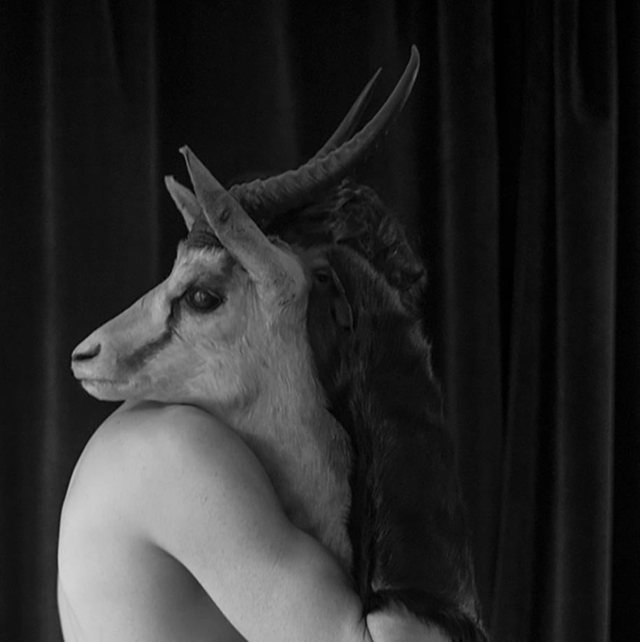 Boy and Animal De la série Nostalgic - Photograph de Ricky Cohete