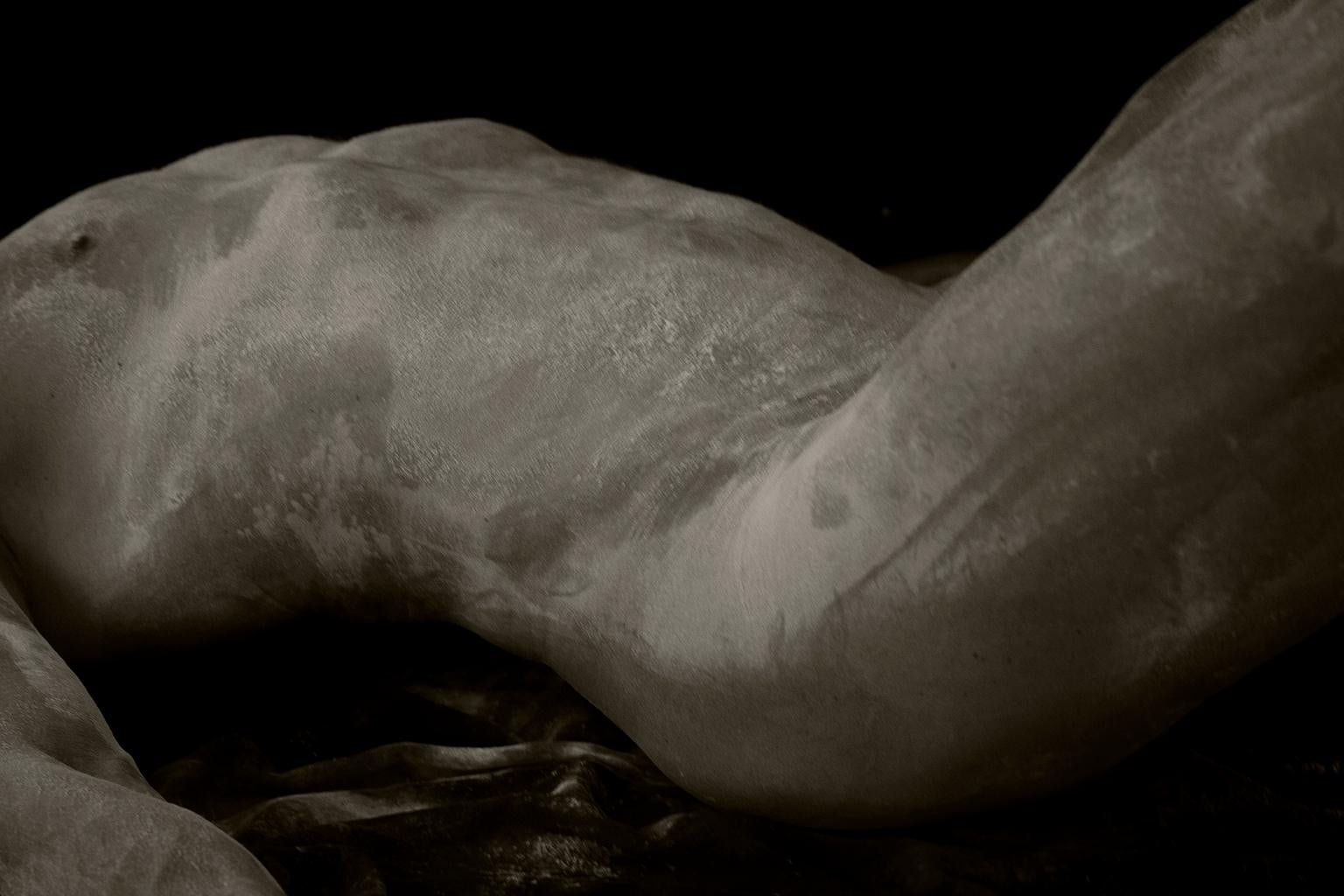 Ricky Cohete Black and White Photograph - Cornelio. Male Nude. Black and White Limited Edition Photograph