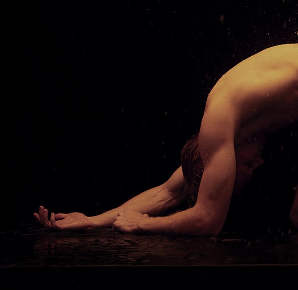 Creación Uno. Momentum, series. Male Nude Limited Edition Color Photograph - Black Nude Photograph by Ricky Cohete