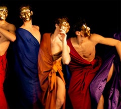 Le message. D'après la série danza de las naranjas. Photographie figurative en couleur