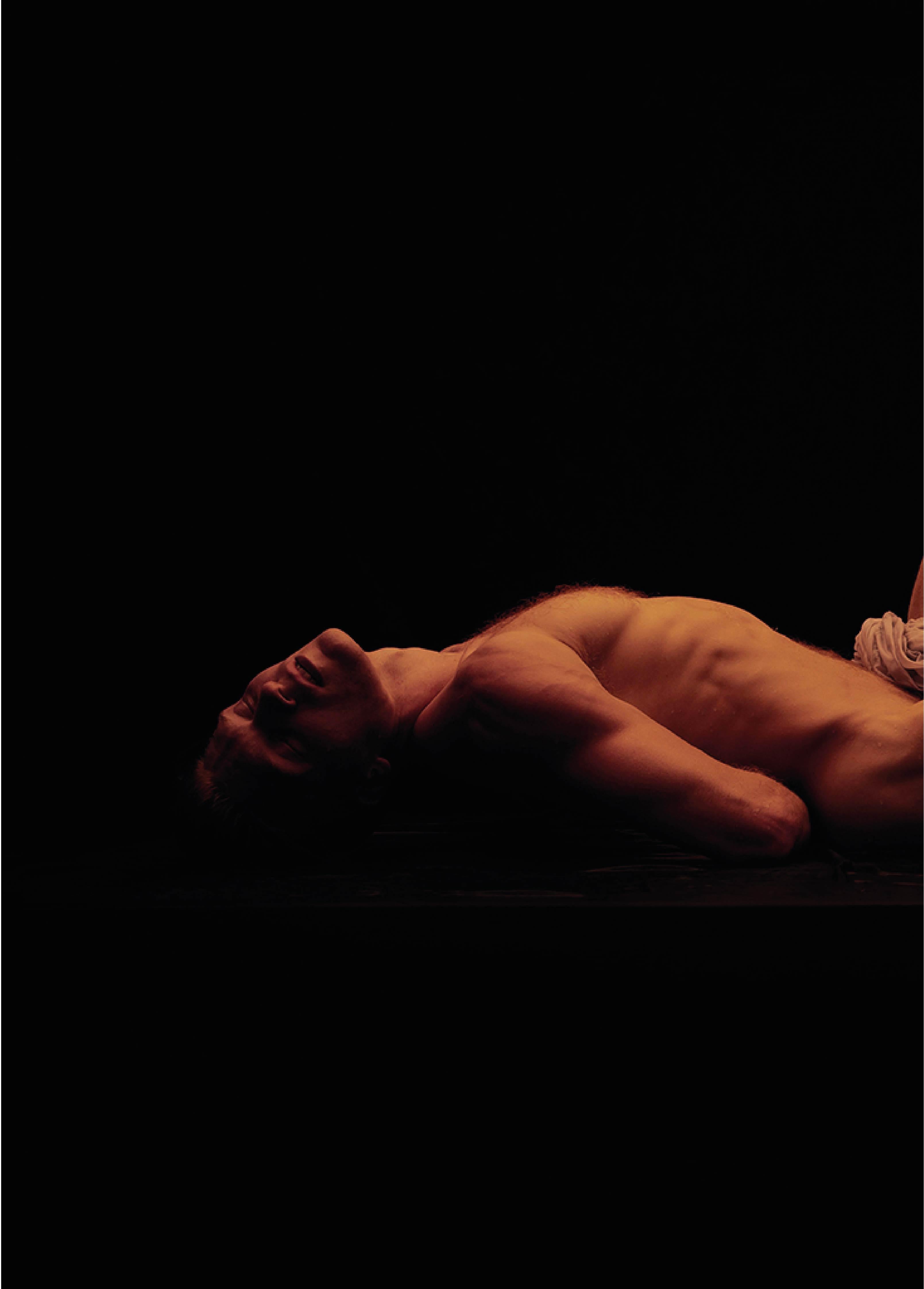 Luz. From the Momentum series. Male Nude. Color Limited Edition Photograph - Black Color Photograph by Ricky Cohete