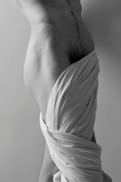 Man in Tunic. Nude. Limited Edition Black and White Photograph