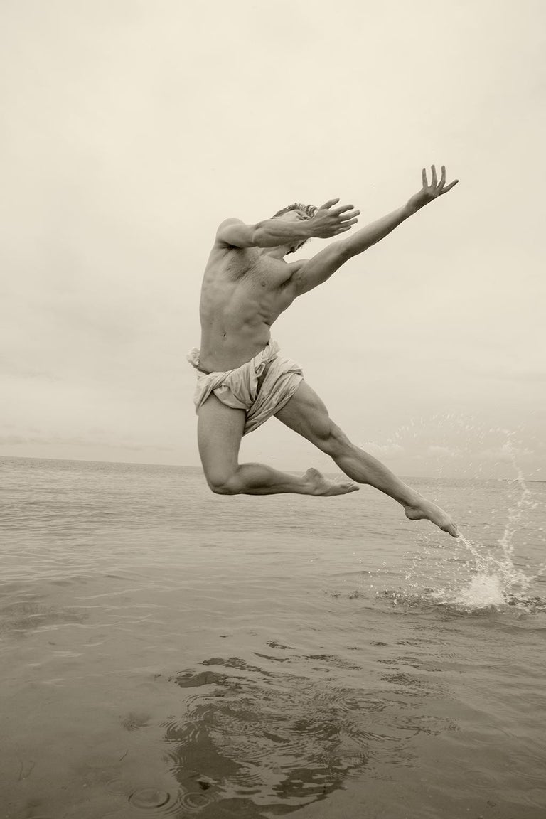Man on Water, and Man Risen, Set from the series Blanco - Photograph by Ricky Cohete
