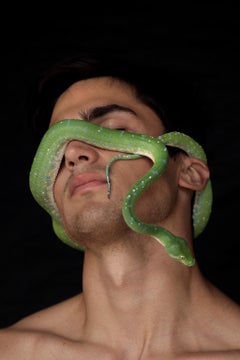 Man & Serpent, One. Color  Archival pigment print,  Medium