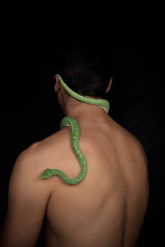 Man & Serpent, Three. Color  Archival pigment print,  Medium