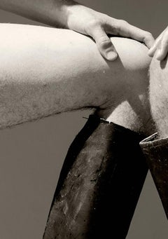 Men and Boots.  Sepia Limited Edition Photograph