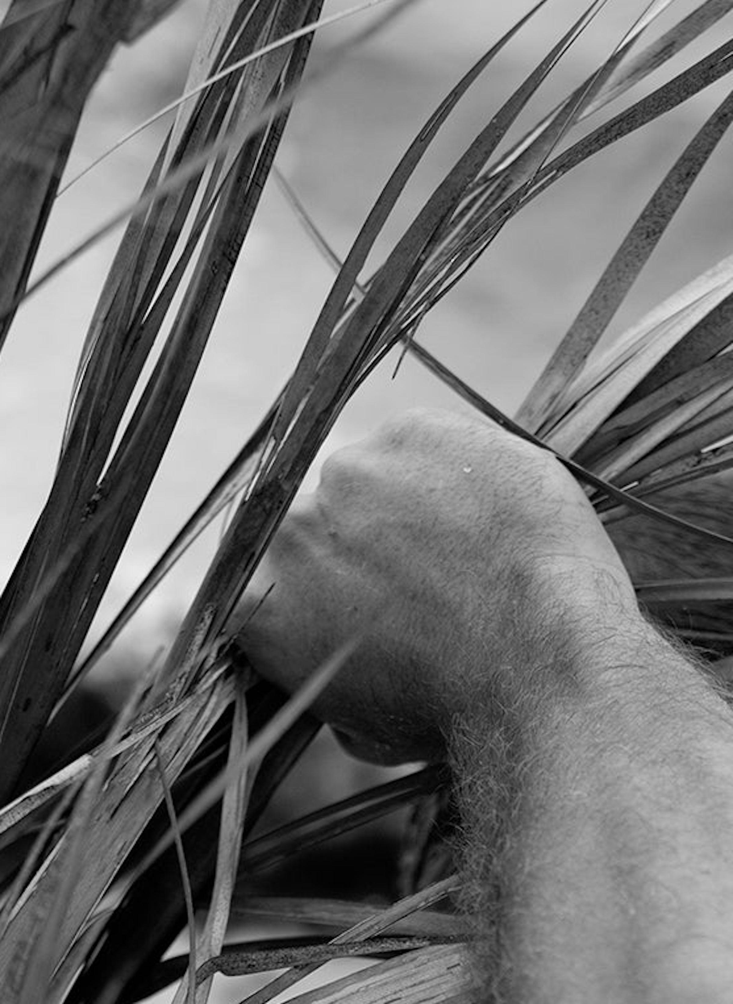 Handfläche, 3. Limitierte Auflage einer Schwarz-Weiß-Fotografie – Photograph von Ricky Cohete