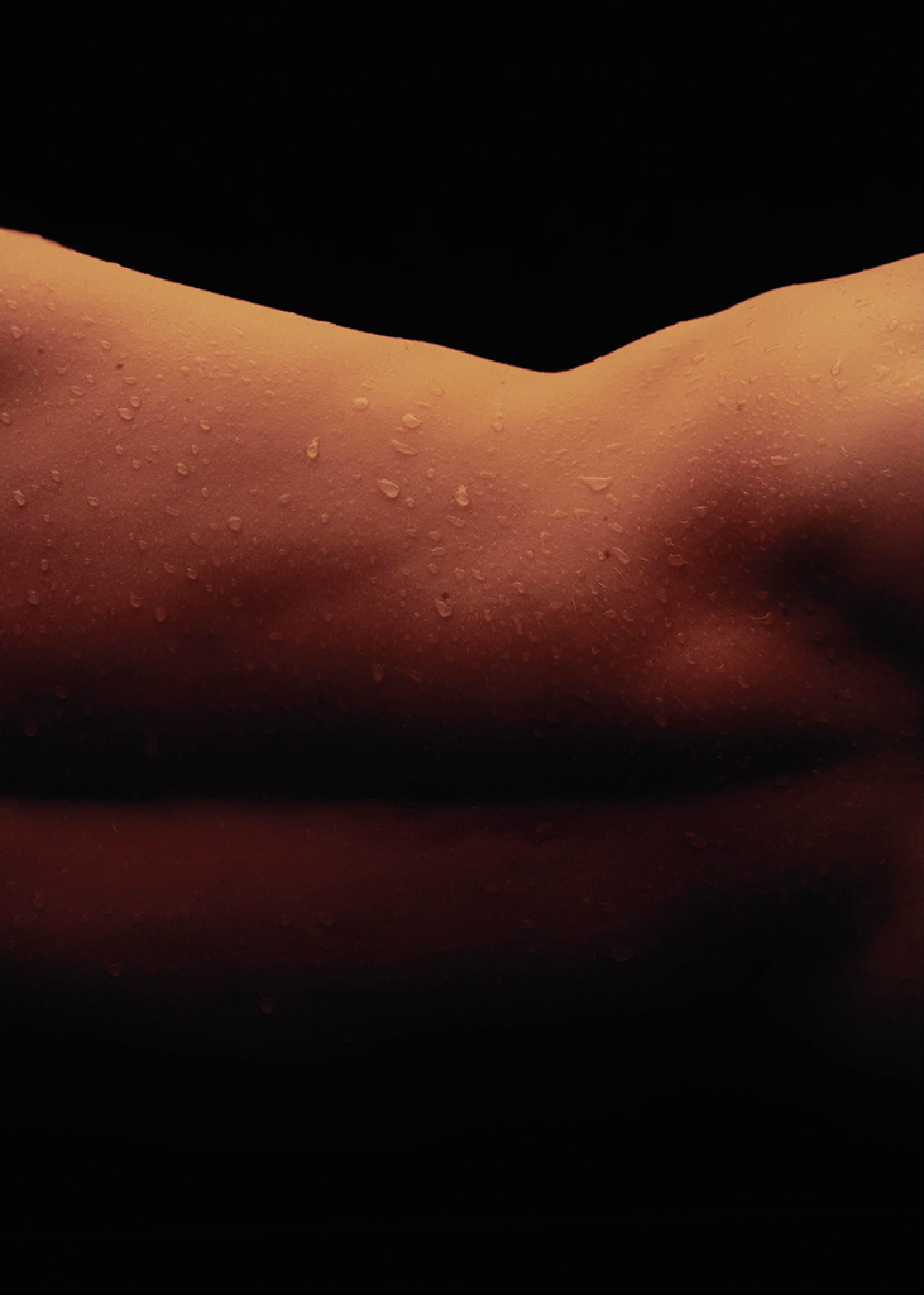 Piel Dos. Momentum, series. Male Nude Limited Edition Color Photograph - Black Nude Photograph by Ricky Cohete