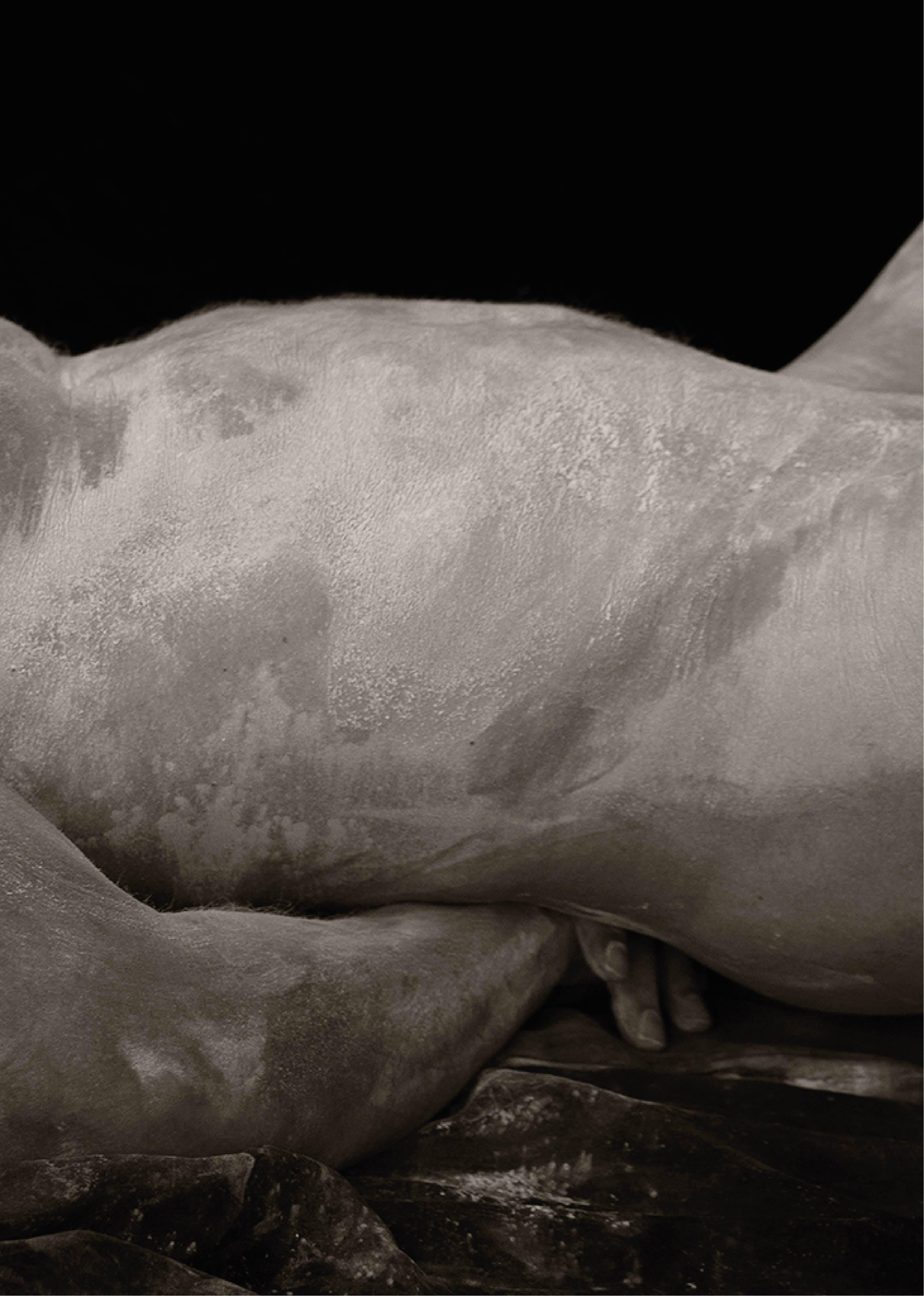 Sculpture of Cornelio, 2. Male Nude. Black and White Limited Edition Photograph For Sale 1