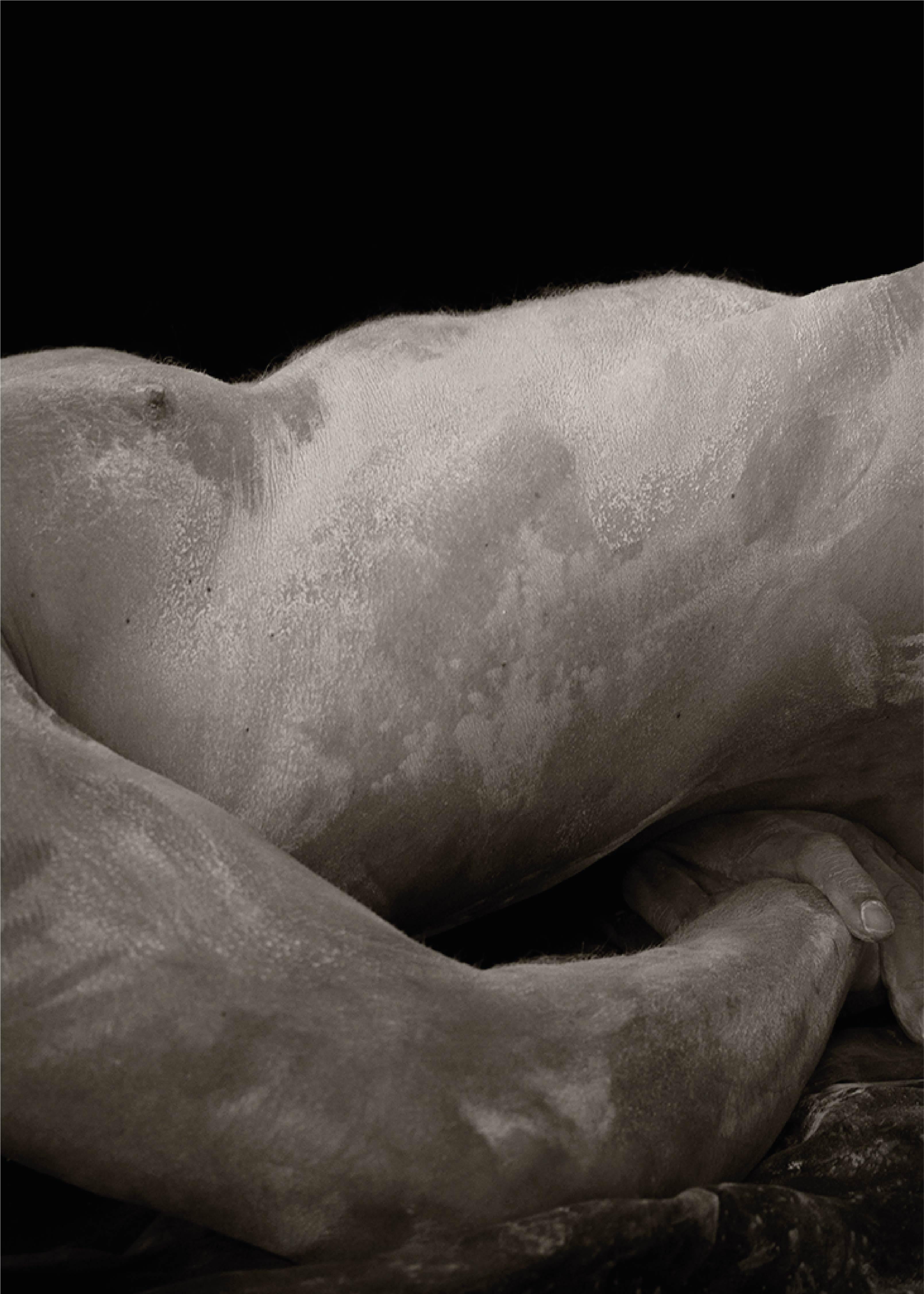 Sculpture of Cornelio. Male Nude. Black and White Limited Edition Photograph For Sale 1