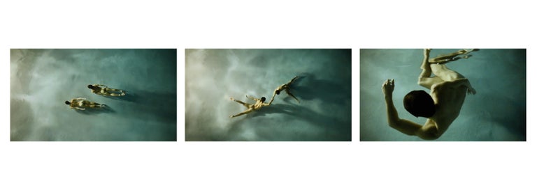 Ricky Cohete Nude Photograph - Stream of Men, Ignited and Conception (Triptych)