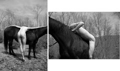 Sin título 2 y Sin título, díptico. De la serie El caballo y la bailarina