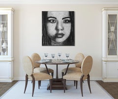 Sarah 3 - Nail and Thread Original Mixed Media String Artwork