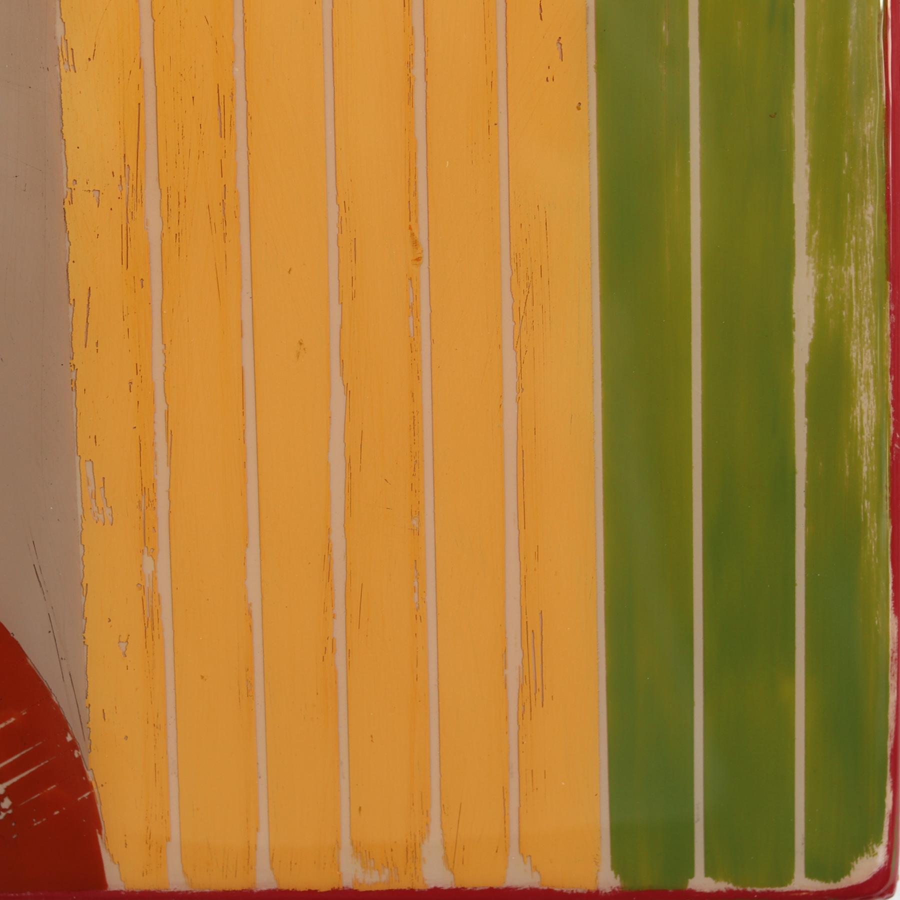 A Bigger Time Zone - Abstract Contemporary Colorful Geometric Resin Artwork For Sale 3