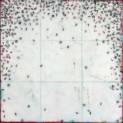 Una Carta de Amor - Obra de Arte Moderna Minimalista de Resina con Letras en Blanco y Negro