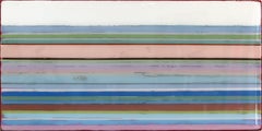 Bella Vista 2 - Modern Acrylic Striped Resin Artwork