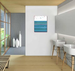 Fuego 6 - Modernes geometrisches Acryl-Kunstwerk aus geometrischem Harz