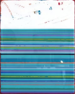 Fuego 6 - Opera d'arte moderna in resina geometrica acrilica