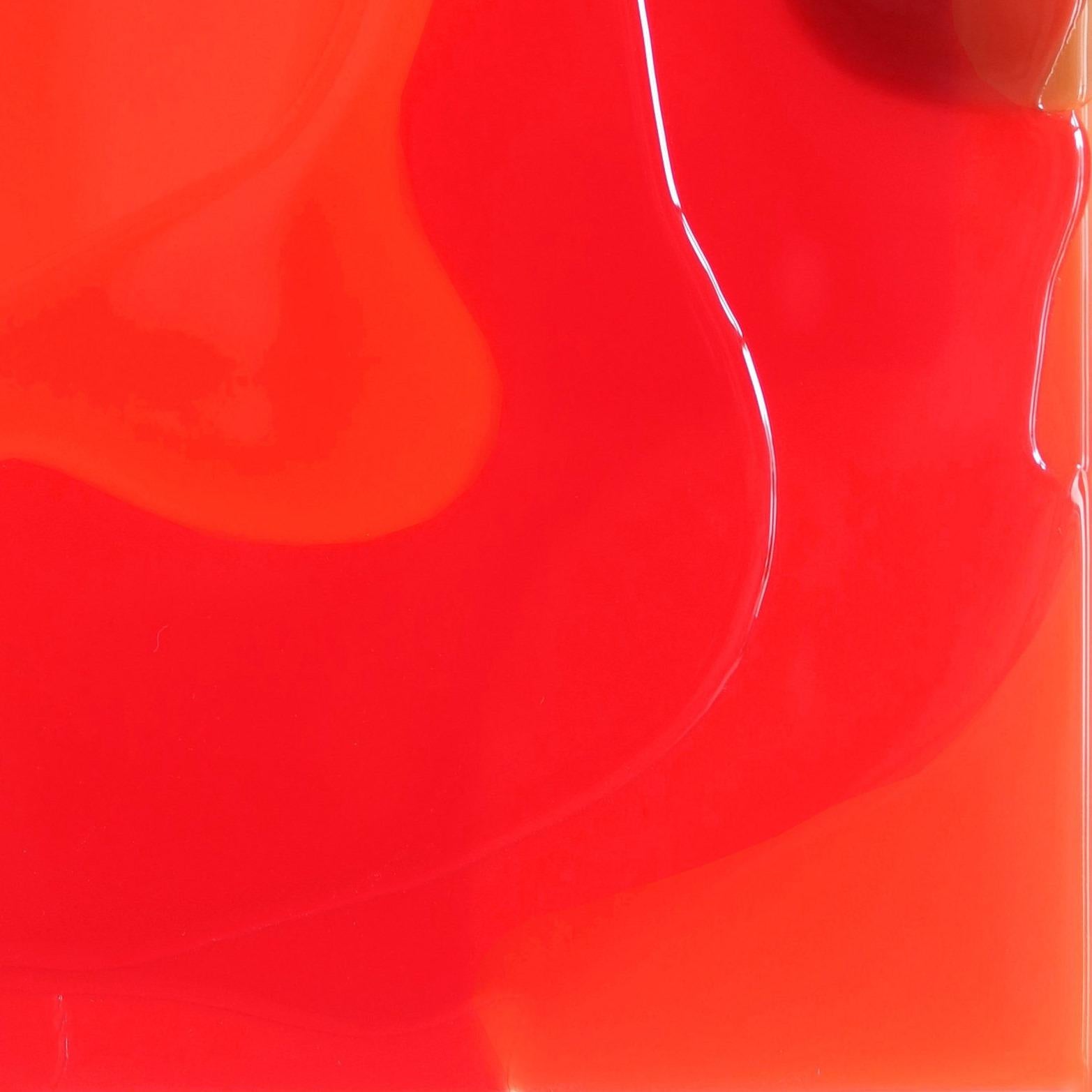 Lightning 2 - Mehrschichtiges Mulitcolor-Kunstwerk aus rotem Harz im Angebot 5