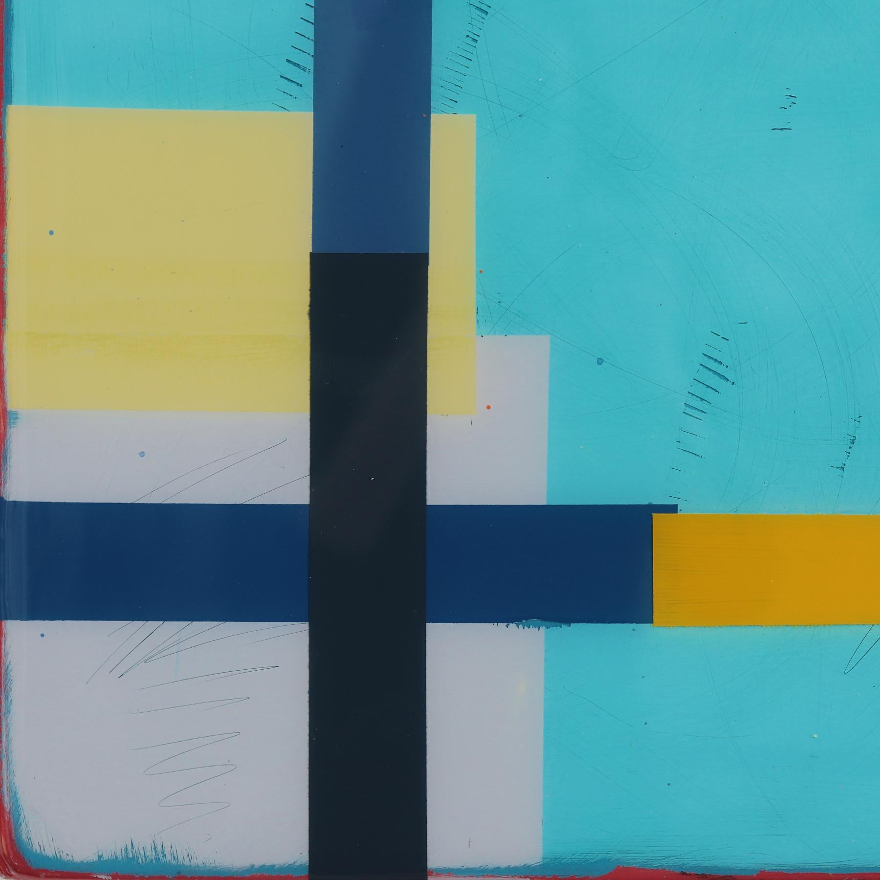 Made In The Shade 5 - Modern Resin Minimalist Multicolor Geometric Abstract Art For Sale 5