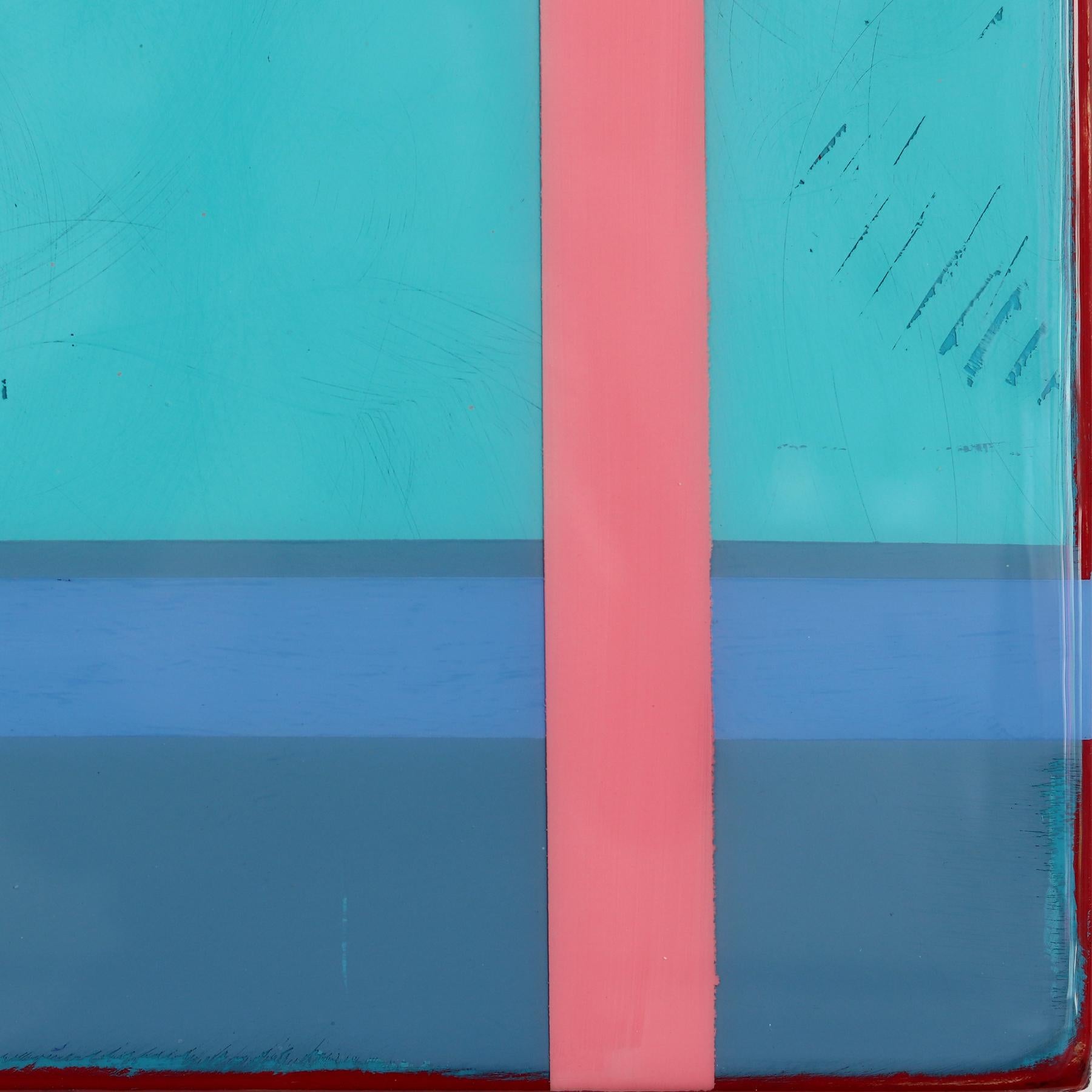 Made In The Shade 5 - Modern Resin Minimalist Multicolor Geometric Abstract Art For Sale 6