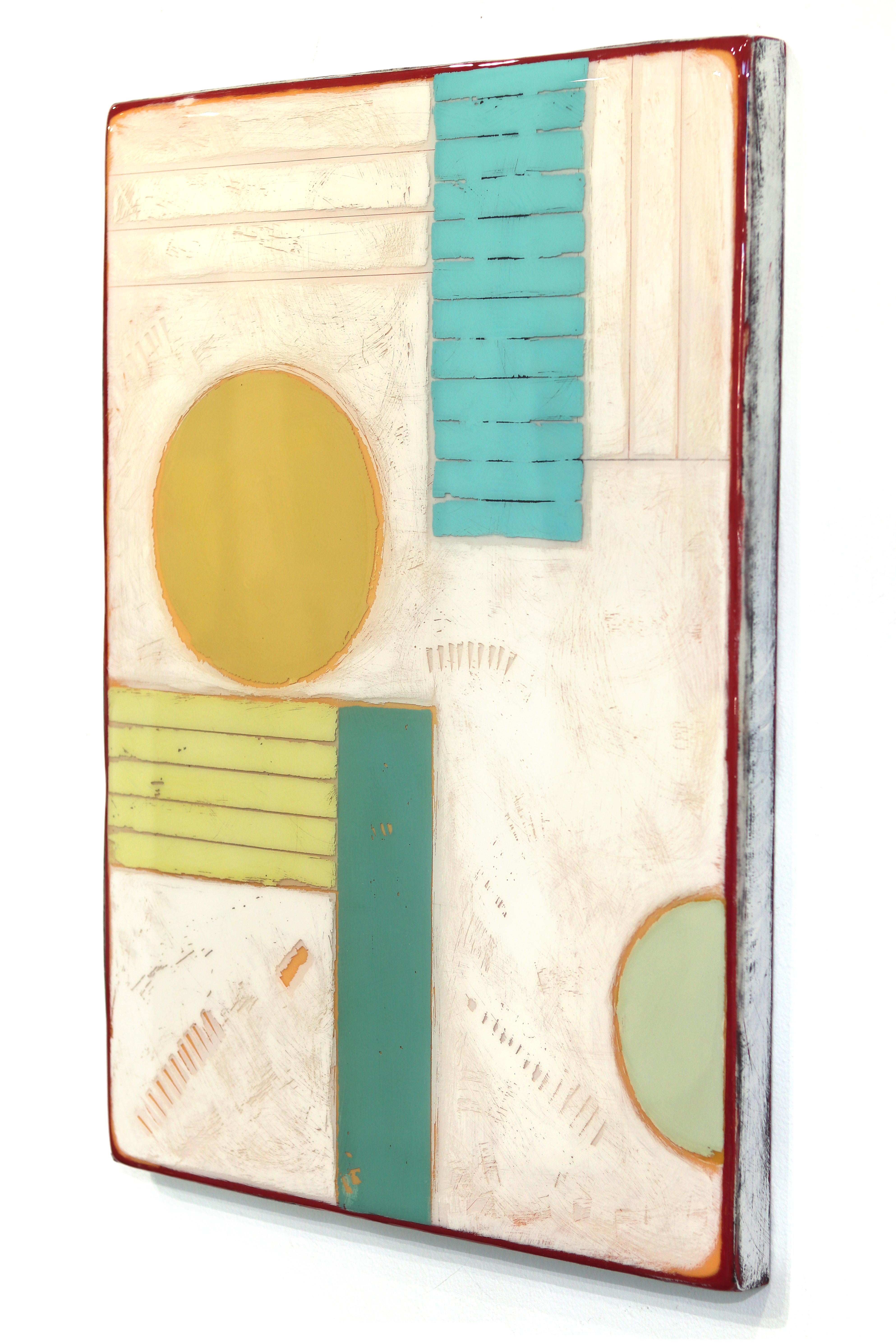 May Flowers 1 - Modern Acrylic Geometric Resin Artwork 1