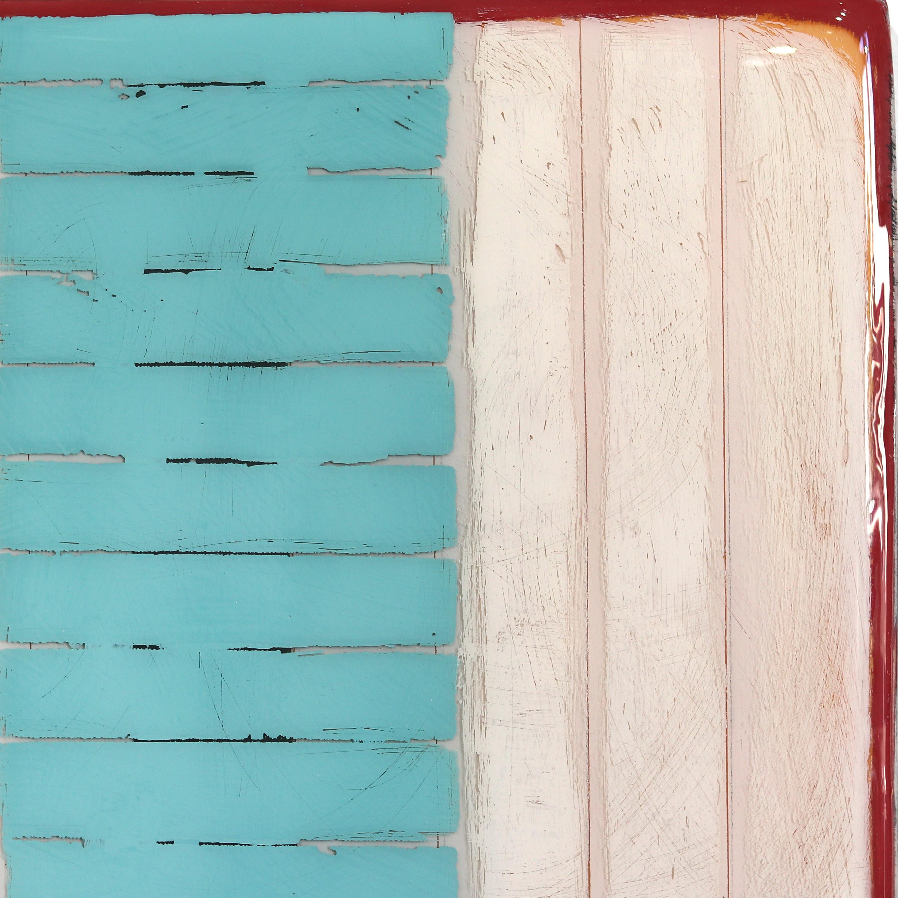 May Flowers 1 - Modern Acrylic Geometric Resin Artwork 4