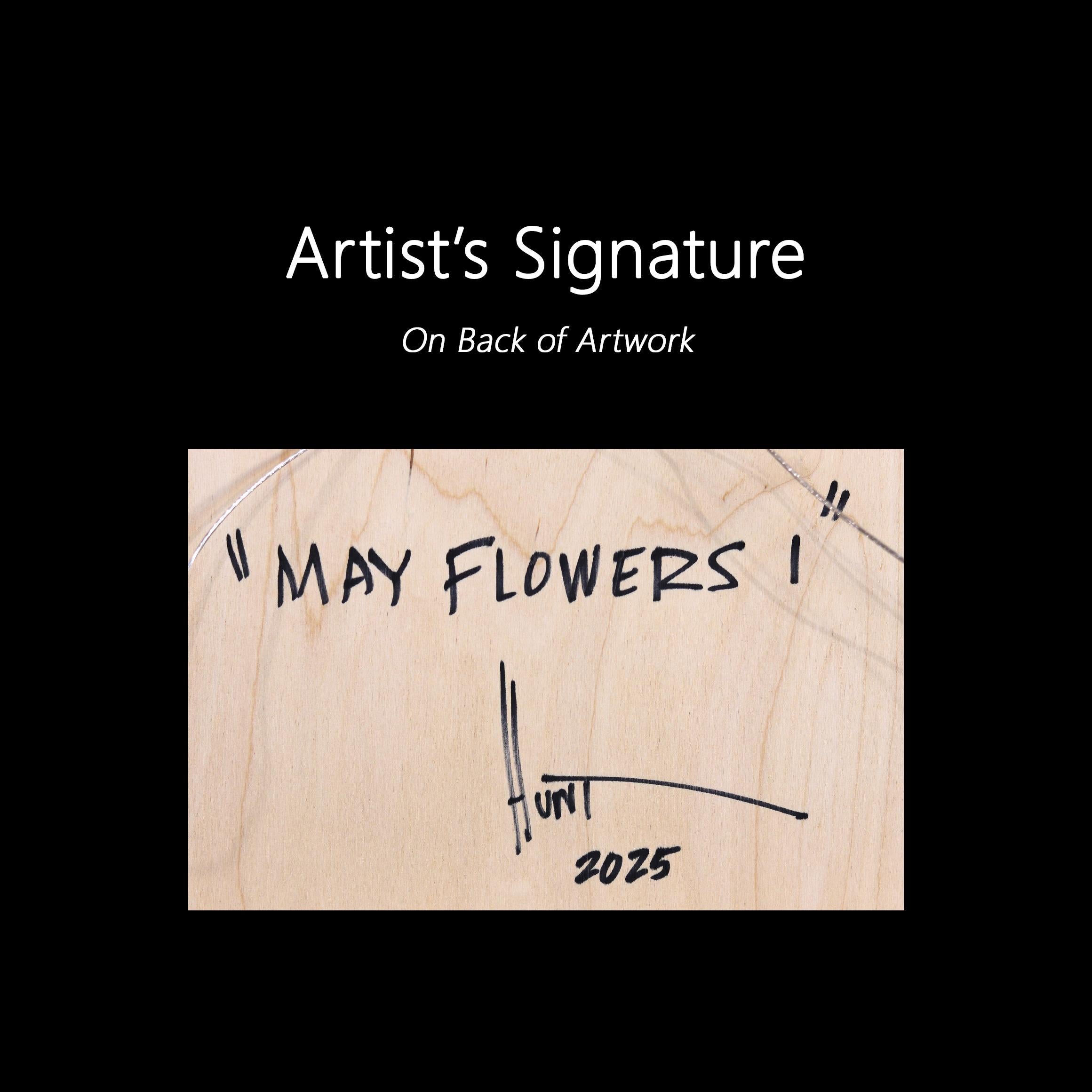 May Flowers 1 - Modern Acrylic Geometric Resin Artwork 7